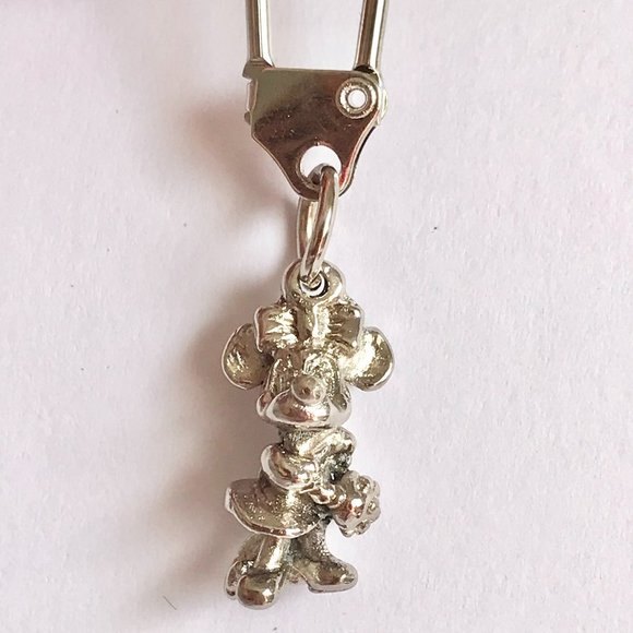 Vintage Minnie Mouse 3D Charm Zipper Pull Backpack Purse  Disney Keychain - Picture 4 of 10